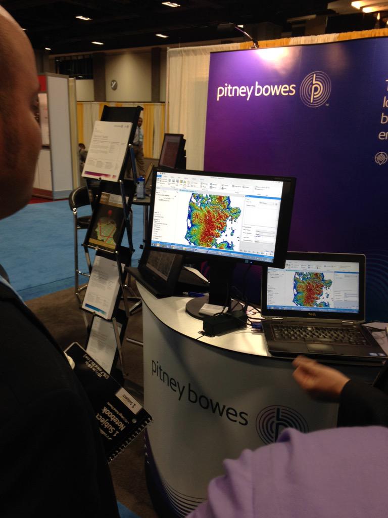 joefrancica's tweet photo. More demos of #FasterRaster @PitneyBowes booth 4134 of Multi-resolution Raster #GEOINT2015 http://t.co/upkz5D0Bui http://t.co/BVaYPgAC44