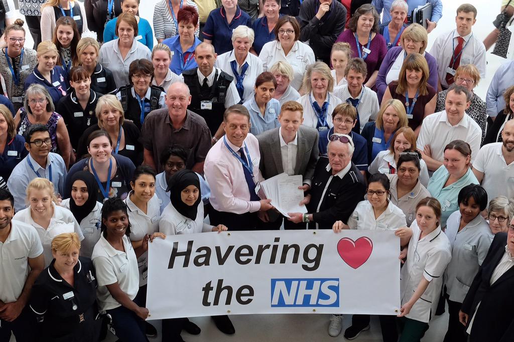 BHRUT_NHS's tweet photo. Local residents presented 3000 signatures to our staff today thanking them for the job they do http://t.co/atzzv022CY http://t.co/fhYP3nYiS1