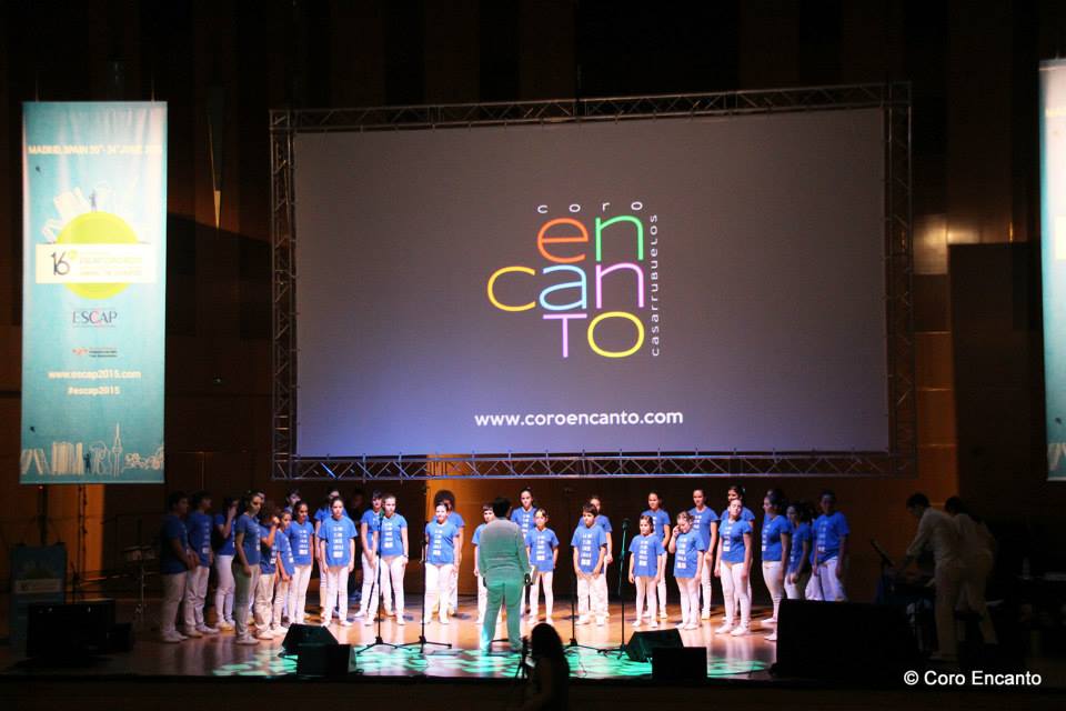 Coro_Encanto's tweet photo. Thank you @ESCAP2015 @OceanAZUL @MadridDestino for this opportunity. Happy for have sung for you all! See you soon! http://t.co/fJ7Tiul6jZ