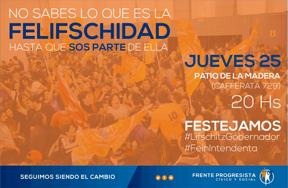 maga_nu's tweet photo. La #FELIFSCHIDAD de saber que #SeguimosSiendoElCambio se festeja con #FeinIntendenta y #LifschitzGobernador http://t.co/ORzYnCKeDC