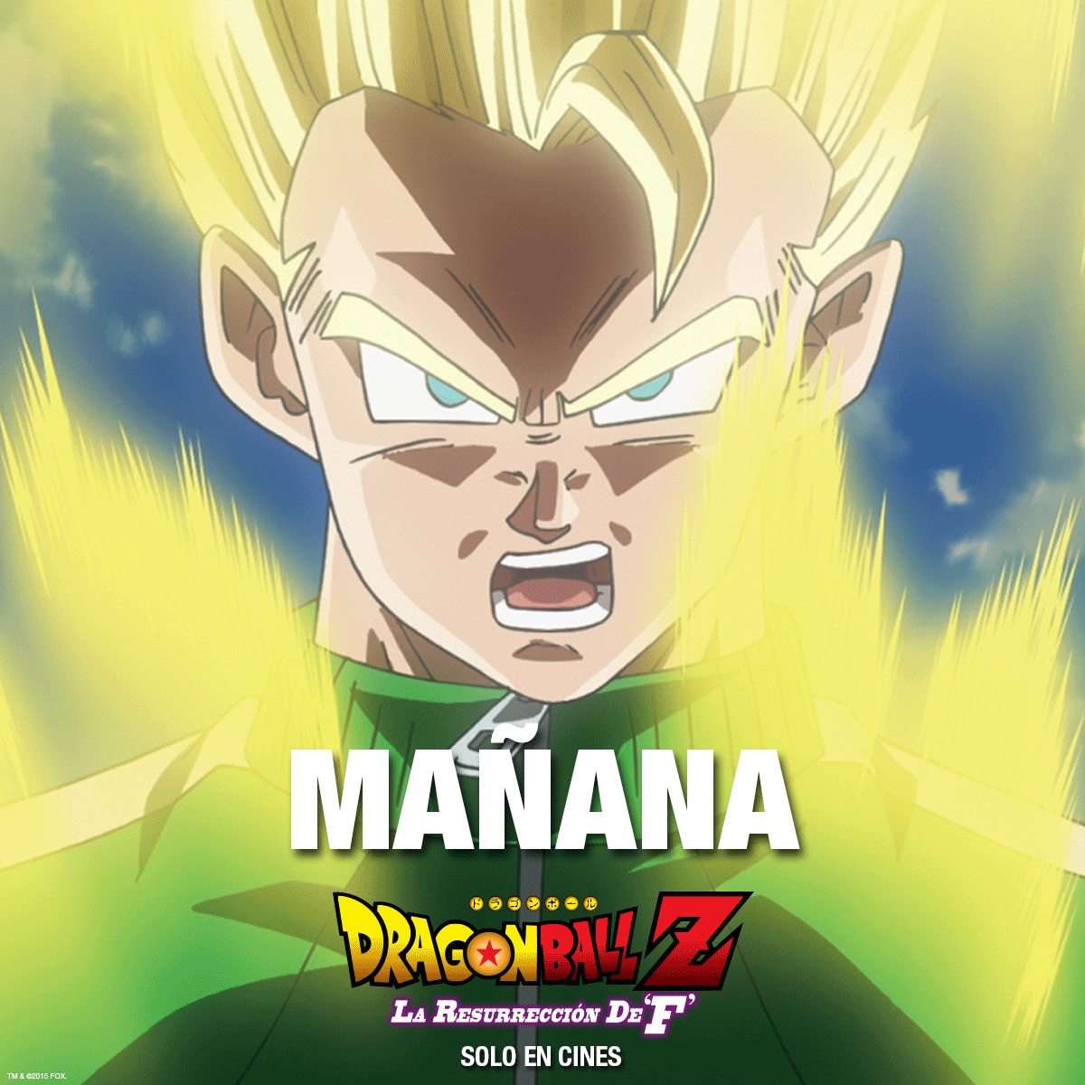 DragonBSuperHD's tweet photo. Mañana el resto de Latinoamérica tendrá en todas sus salas de Cine Dragon Ball Z: Resurrection 'F' #DBZLRF http://t.co/hTyNDNcjOf