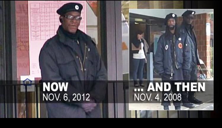 LKVents's tweet photo. A #ComfederateFlag is not ok and must be purged, but black panthers w/nightsticks intimidating voters is acceptable? http://t.co/5UjHvsNUy2