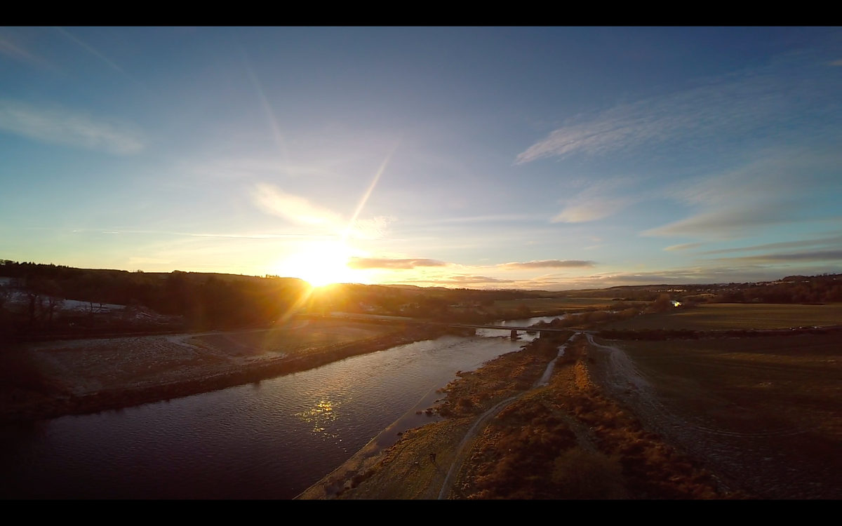 awaerial's tweet photo. One of our first shots - the Dee Bridge at the bottom of Milltimber Brae #Aberdeen http://t.co/q6IiHVxG4j