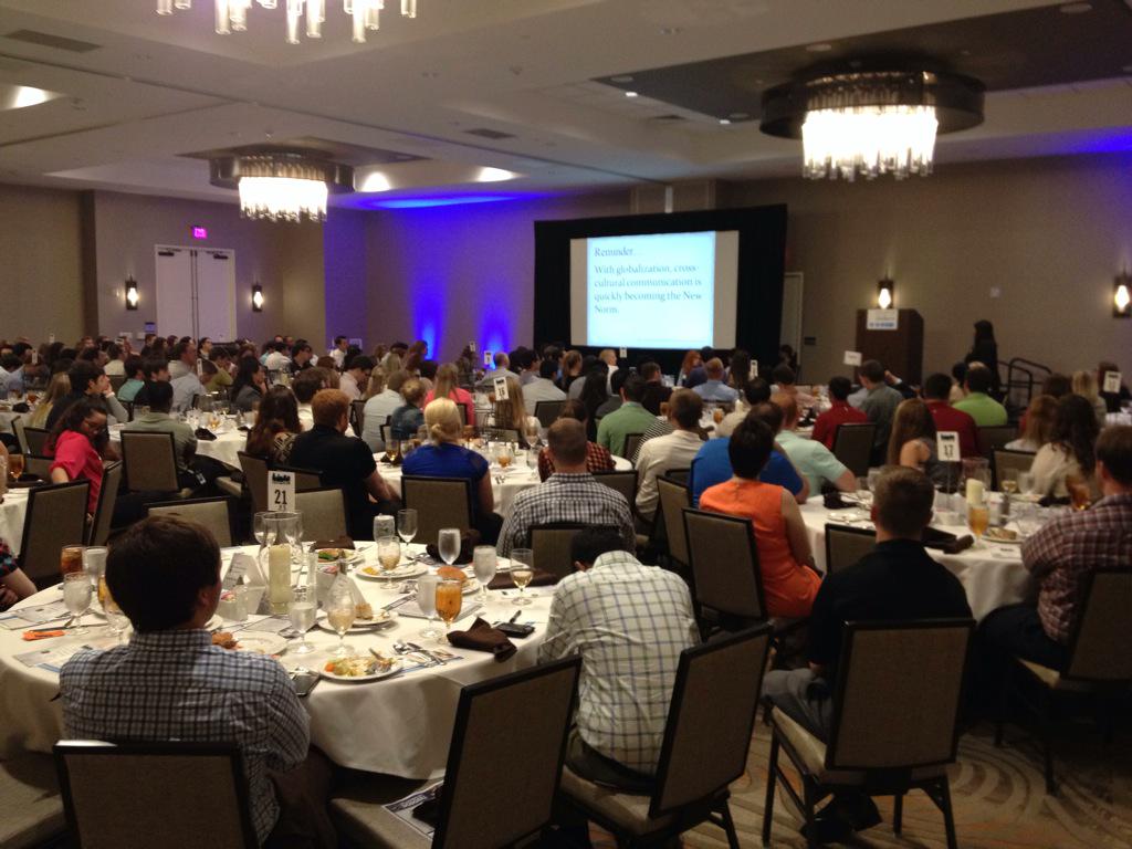 Full room listening to Lori Johnson-Vegas share tips for communicating w/ people! #InternOKC #ConnectOKC <a href="/Chesapeake/">Chesapeake Energy</a>