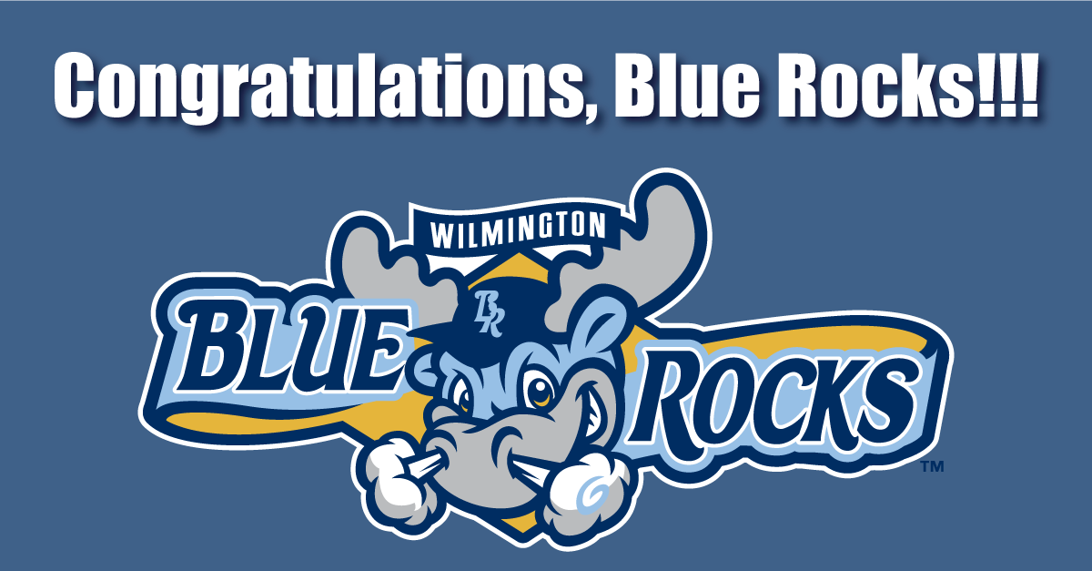 SPARC_DE's tweet photo. Obviously #FrawleyStadium is the BEST! Congratulations @WilmBlueRocks  #NetDE http://t.co/UO2H81a7mi