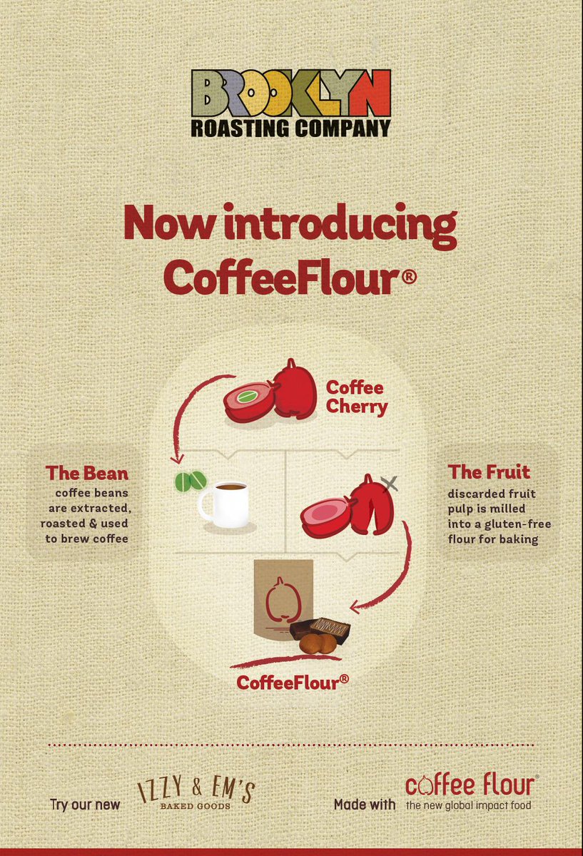 coffeecherryco's tweet photo. #coffeeflour treats now @BklynRoasting | Thanks @izzyandems! http://t.co/TKThw0r1mo