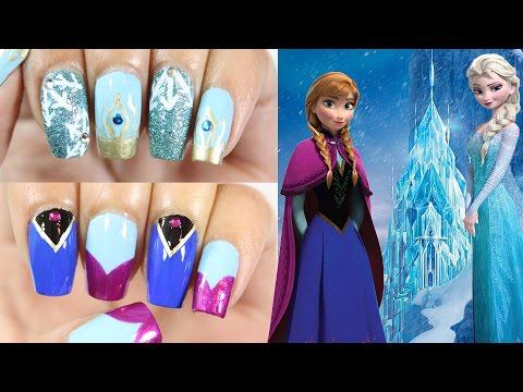 Frozen Disney Nail Design Set x 8 Pieces | eBay
