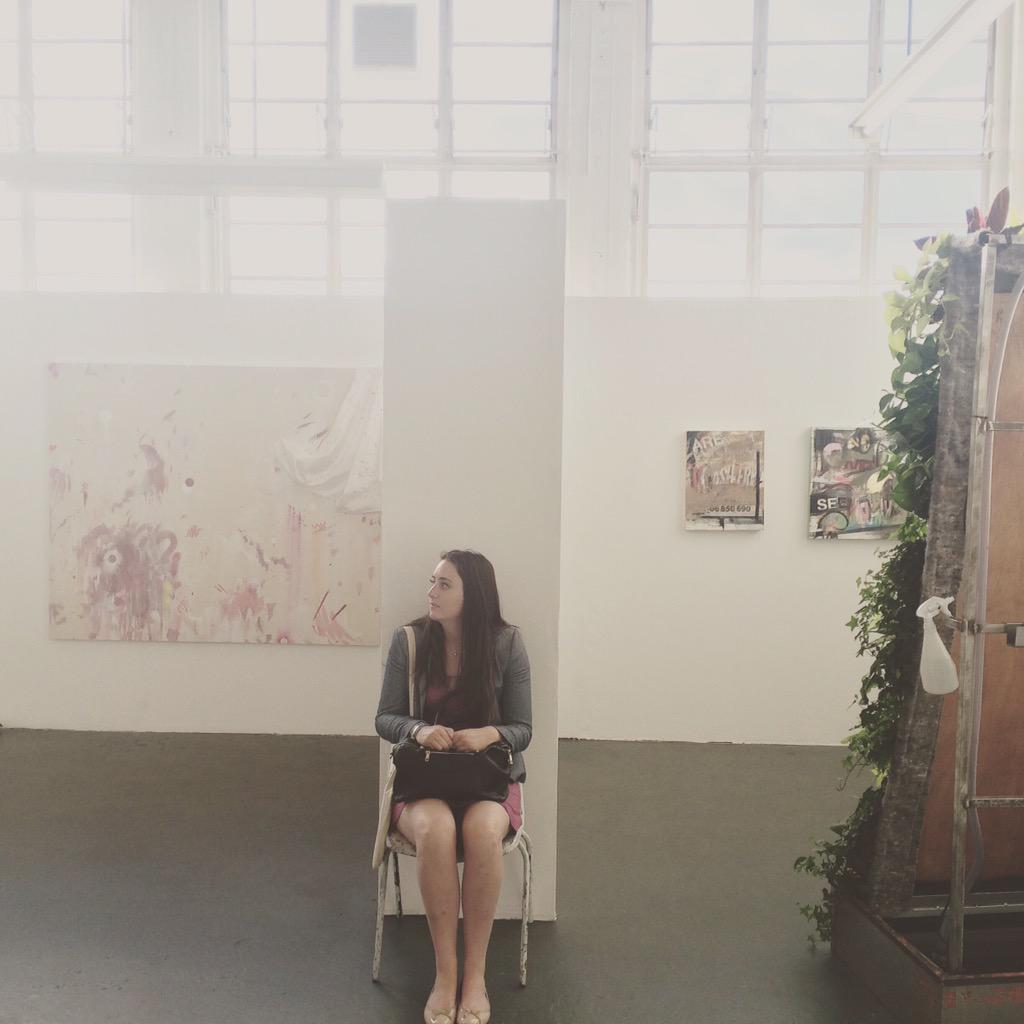 SophieLucasArt's tweet photo. Invigilating #UALSummerShows #WCAShow2015 #behindthelineplease http://t.co/yh2pAk2KlH