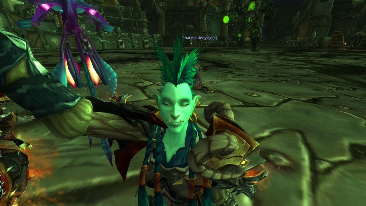 PinkBatgirl's tweet image. First boss down on first attempt!!!! ^_^ #HellfireCitadel #Warcraft #NewRaid