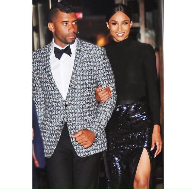 Melbelll15's tweet photo. Russel Wilson and Ciara are an incredibly attractive couple🙊😍 http://t.co/QMLKH3Ezjv