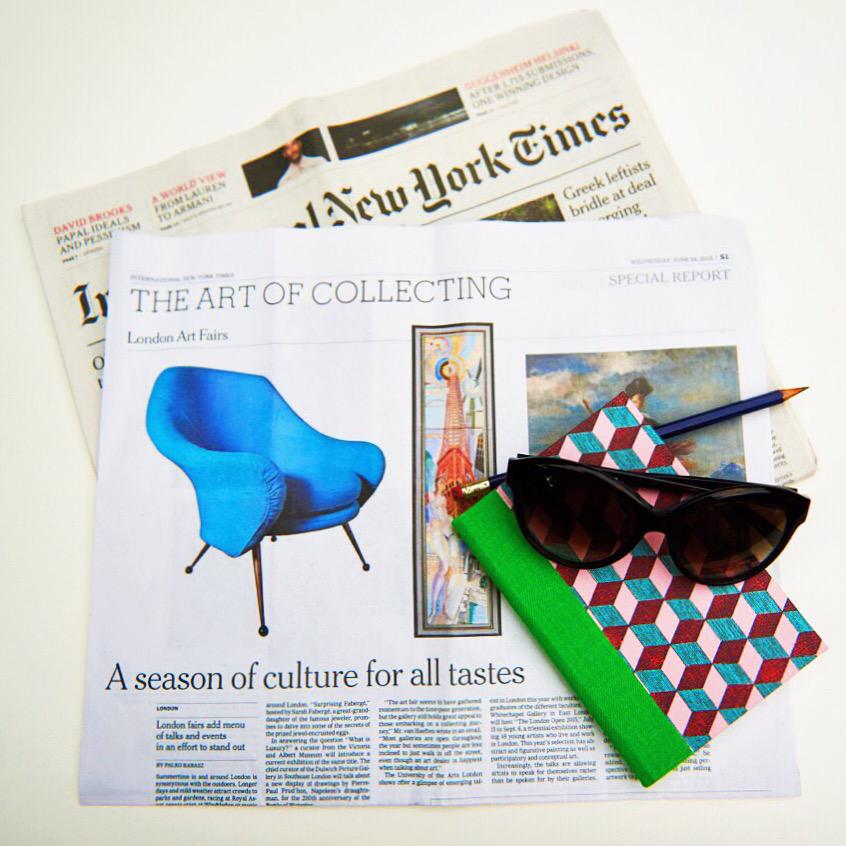 UALedit's tweet photo. Spotted! #UALsummershows in today's International New York Times! http://t.co/JwZfqBUK4r http://t.co/wsIJearHEb