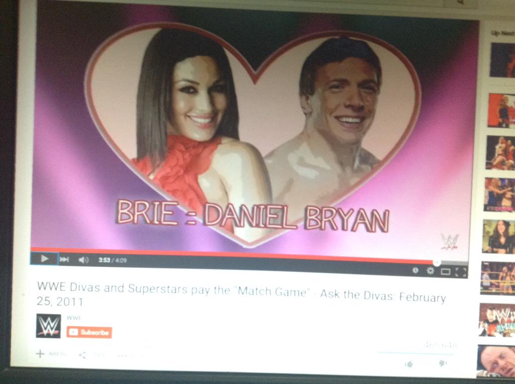 WWENova's tweet photo. @BellaTwins and @WWEDanielBryan it came true from 2011 http://t.co/gxz1rpmztr