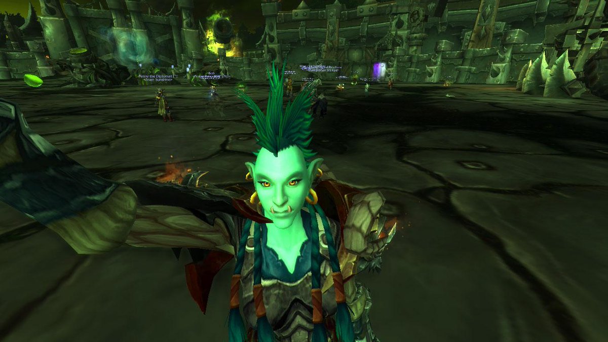 PinkBatgirl's tweet image. Second boss down on the first attempt too! ^_^ #HellfireCitadel #Warcraft #NewRaid