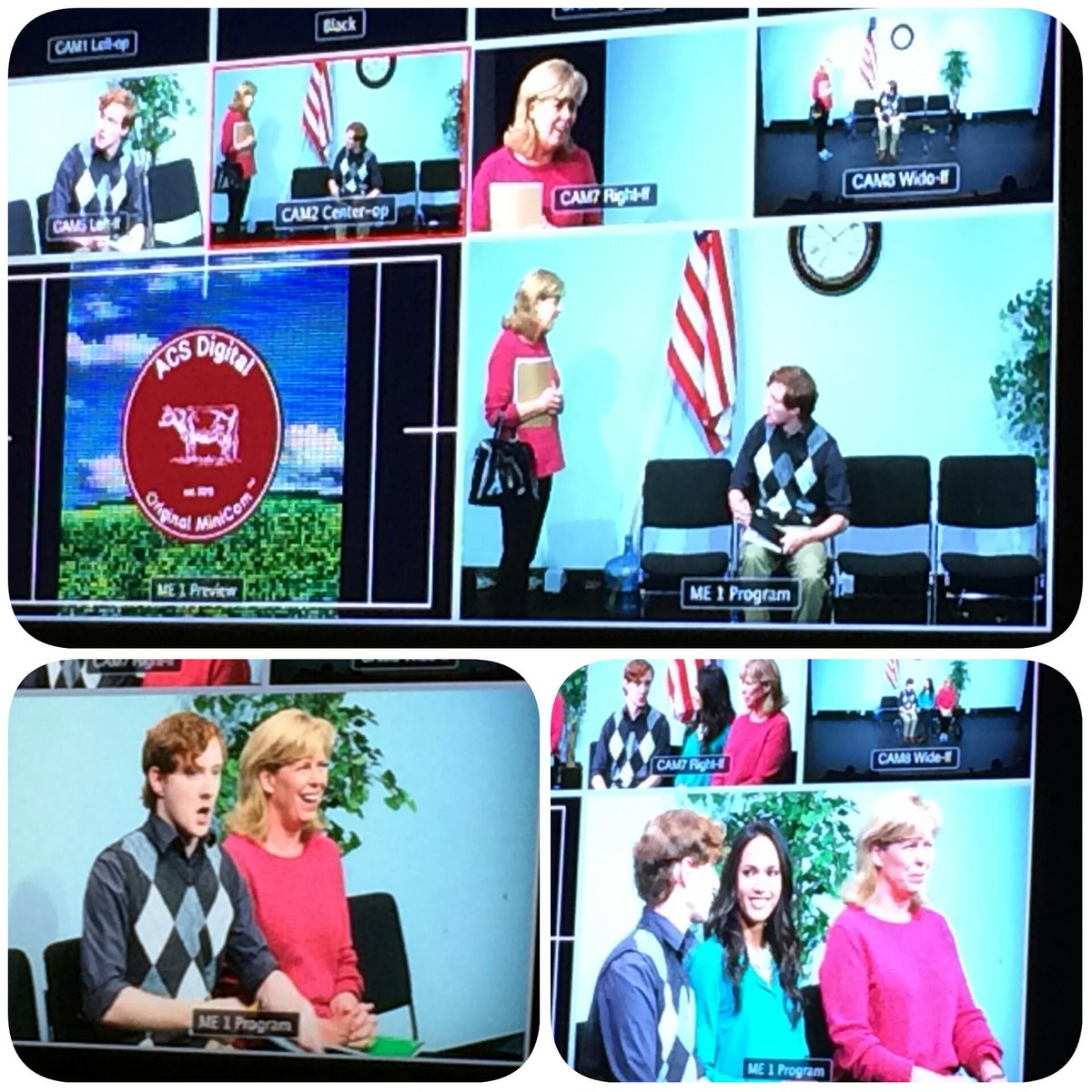 Sorry about the mix-up last night, guys. Here's a collage of some screen shots from the #ACSDigital #MiniCom Enjoy!