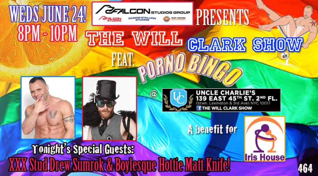 Gay Bingo, Pornstars, Matt Z Kessler AB #UncleCharlie's and my buddy Will Clark ...who could ask for