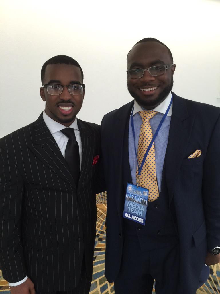 MBFDetroit's tweet photo. @rmcfarlandjr89 and @SMurphington at #CongressNBC2015 http://t.co/esTOxhI1Hl