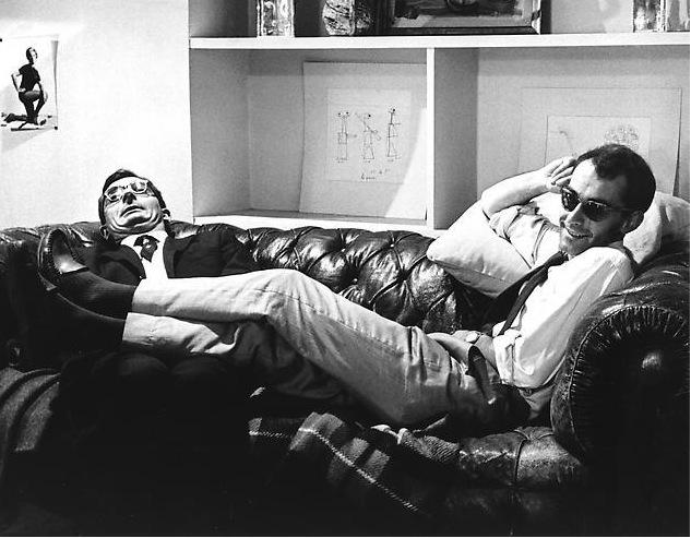   Happy birthday to the great Claude Chabrol, here with Jean-Luc Godard. 