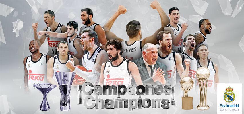 RMCFarab's tweet photo. ريال مدريد لكرة السله يفوز بالليغا وبذلك يحقق الرباعيه. http://t.co/GARWtcJQH1