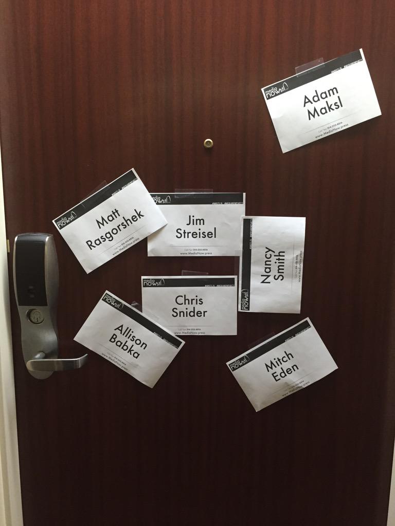 manfull's tweet photo. Just finished final walkthrough of @MaryvilleU &amp; found these remnants of #mnstl15. Thanks for a great camp, everyone. http://t.co/EE2rntOK89