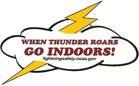 NWS's tweet photo. By the time you hear thunder or see #lightning, you’re already in danger. http://t.co/WqsesUm3sr #LightningSafety http://t.co/VJp0mHD6kV