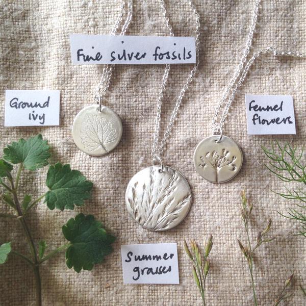 silverpebble's tweet image. #handmadehour In my silver workshops we make fine silver fossils. Still a few spaces in July  emmamitchelldesigns.co.uk