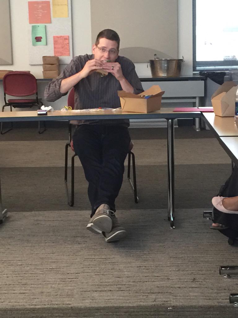 ACastroWilson's tweet photo. @TeachSpark being a fatty at #summeracademy http://t.co/MPx8vy5pRe