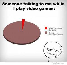 gamebelike's tweet photo. Stop bothering me when I'm playing games! http://t.co/ePvi49kRSA