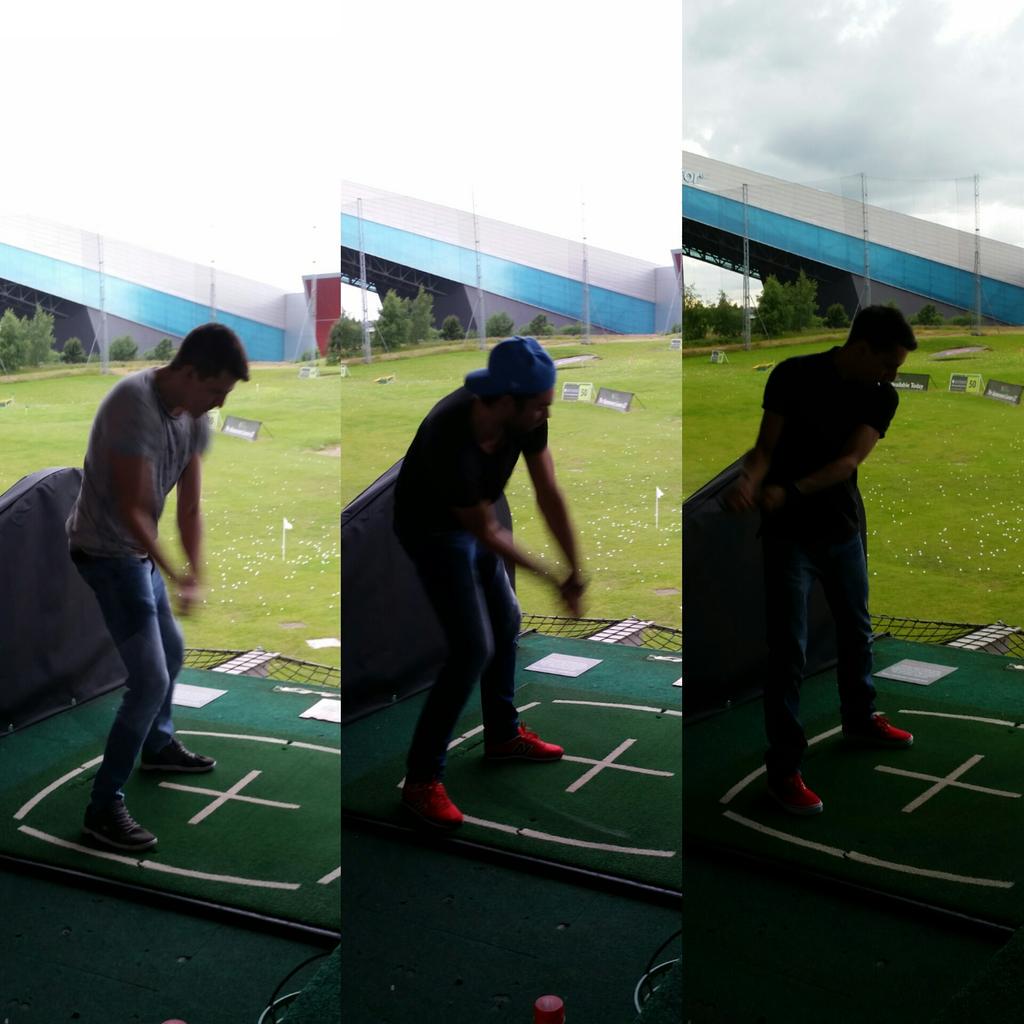 Practice over, when's the next golf major?! ⛳ <a href="/RafHetmanowski/">Rafal Hetmanowski</a> <a href="/andrewdaniels01/">Andrew Daniels</a>