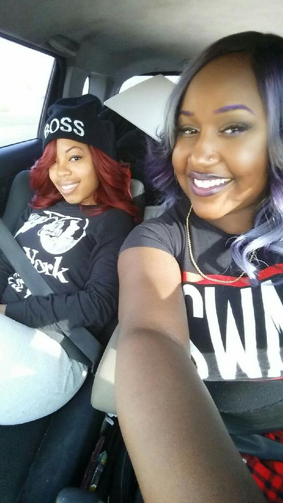 TheHairMaverick's tweet photo. Colorful Sisters @mrethncute http://t.co/dnIEYuP2Ii