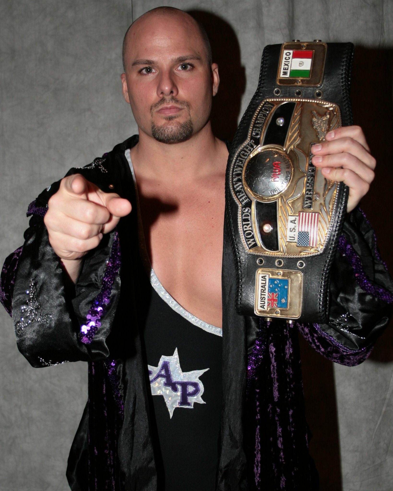 Happy birthday to former five time NWA World\s Heavyweight Wrestling Champion Adam Pearce. 
