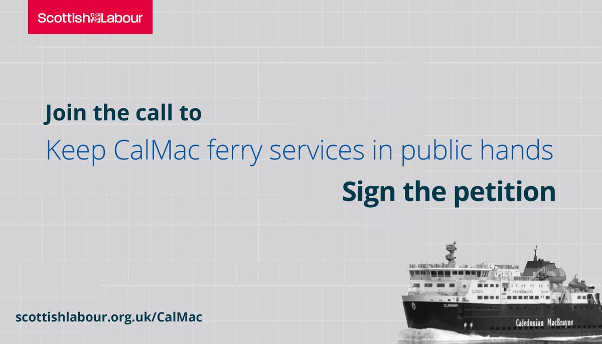 ScottishLabour's tweet photo. SIGN THE PETITION: Let's keep #CalMac ferry services in public hands

http://t.co/RMfu7Ky1w9 http://t.co/oqk4cbEAMp