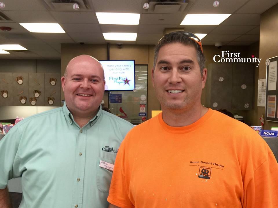 FirstCommSTL's tweet image. We're hiring at our Jungermann location! Pictured is a First Community business member! goo.gl/VJgRoq