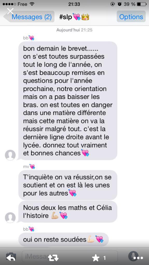 badsamsamm's tweet image. PTDRRRR ELLES ONT CRU LE BREVET C&apos;ÉTAIT L&apos;ENTRÉE EN MÉDECINE #Brevet2015
