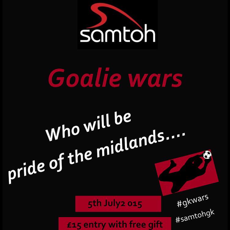 SamtohGK's tweet photo. Just two more days left to register for goalie wars 2015!!!! http://t.co/JayxigNemA