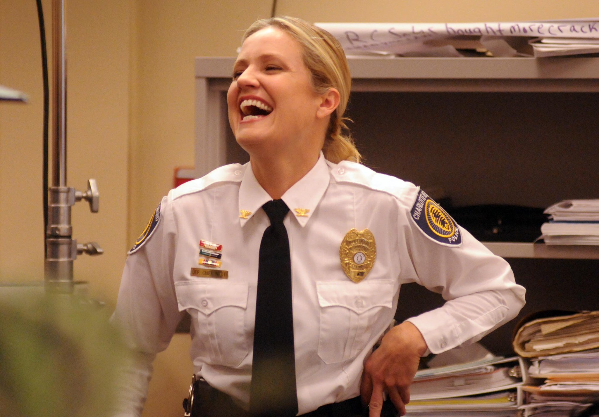 Happy birthday to actress Sherry Stringfield ( She filmed in our newsroom:  