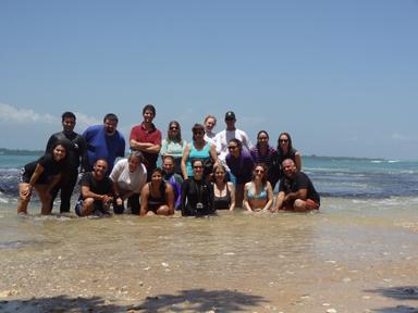 The Tropical Field Phycology class participants in the field, <a href="/BocasStation/">Bocas Station</a>