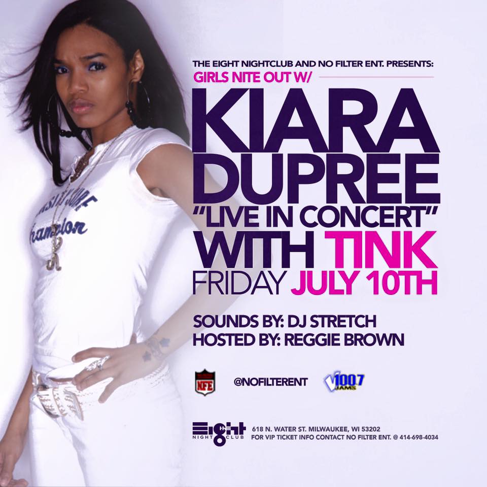 HoneyyBeeyy's tweet photo. Support my sis @KiaraDuPree at 618 July 10th she opening for @Official_Tink http://t.co/F6RKez3LCt