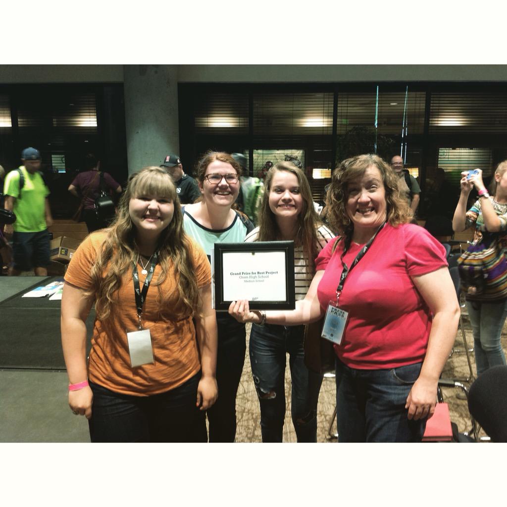 oremyb's tweet photo. We won best overall yearbook! AKA next years yearbook is gonna be amazing!! #ohsyearbook16 http://t.co/SbDxvA1DZo