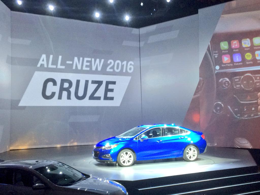 🚘 meet 🌎. 🌎 meet 🚘. What do you think of this 💎? #Cruze #ChevyGoesEmoji