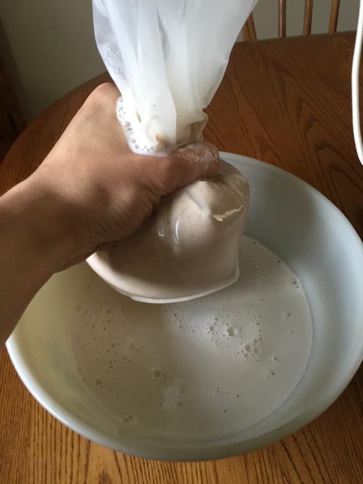 vegancuts's tweet photo. We're making almond milk with @kitchezen! Check it out: http://t.co/uxjLAD22hF #vegan #nondairy http://t.co/1UMF6HuJvk