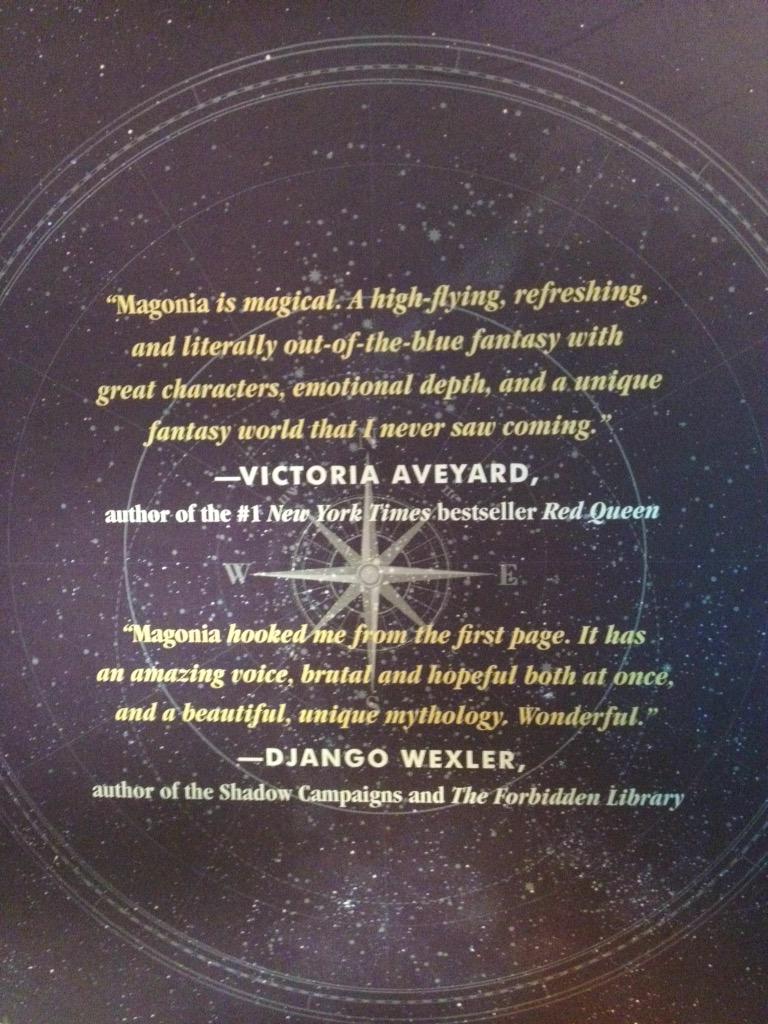LiteraryMo's tweet photo. This is what @VictoriaAveyard and @DjangoWexler had to say about Magonia, join us at @TheBookmarkPR! #BookClubPR http://t.co/MbhmrPGyA2