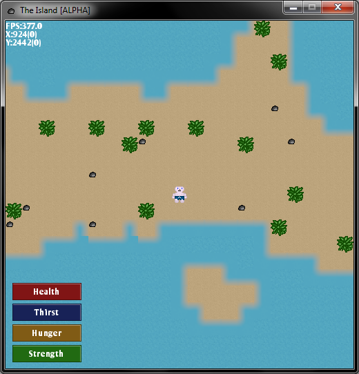 AnIslandGame's tweet image. Progress so far, Starting to look like a game! #GameDev #Screenshot #Javagame