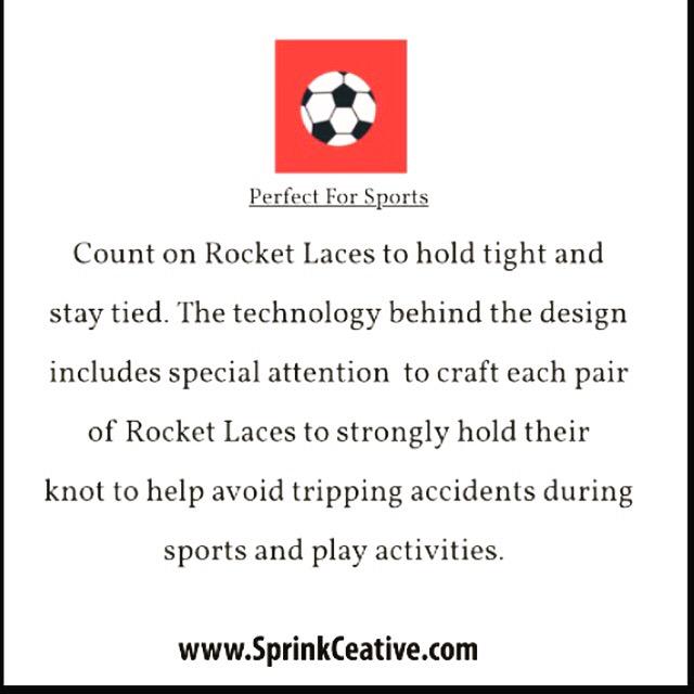 SprinkCreative's tweet photo. Perfect for young active children. Read more about the AMAZING Rocket Laces at http://t.co/pT6Sk6nCgZ #running #sport http://t.co/kbzn1TtXAi