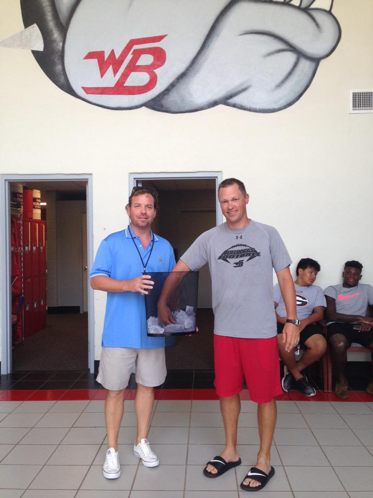 WBtdownclub's tweet photo. And the winners of the cow/freezer raffle are: CHRISTIAN CARDINAL &amp; CHRIS COVINGTON! #HeadedToCamp #DoggsFootball 🐄🏈 http://t.co/LLXm9BxHyq