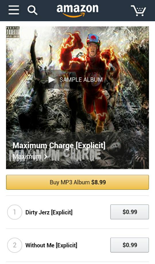 OgMaxiMaxx's tweet photo. #MaximumCharge on @Amazon #Amazon jerseyyyyyy !!!!  #DirtyJerz available on #Soundcloud http://t.co/5PDilRhGSA