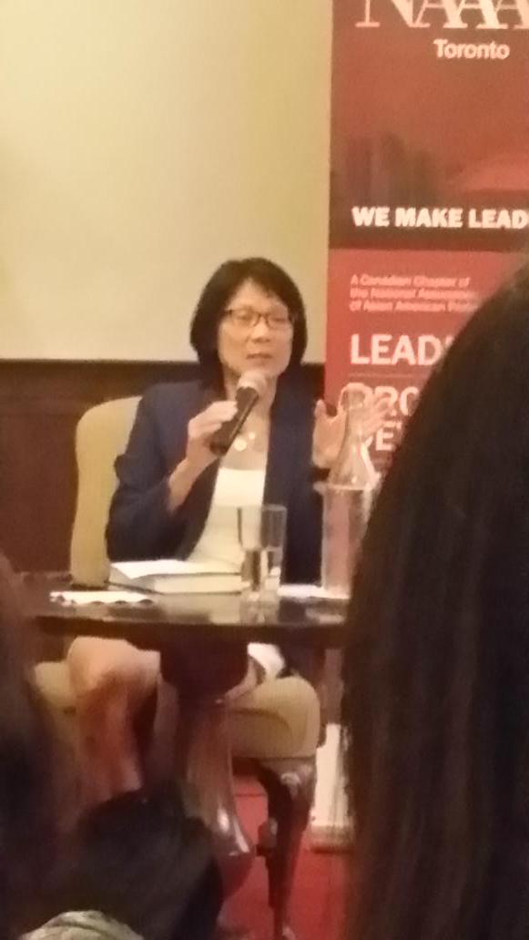 Hwindfallbasics's tweet photo. Olivia Chow telling election story... http://t.co/oFW29fkGev