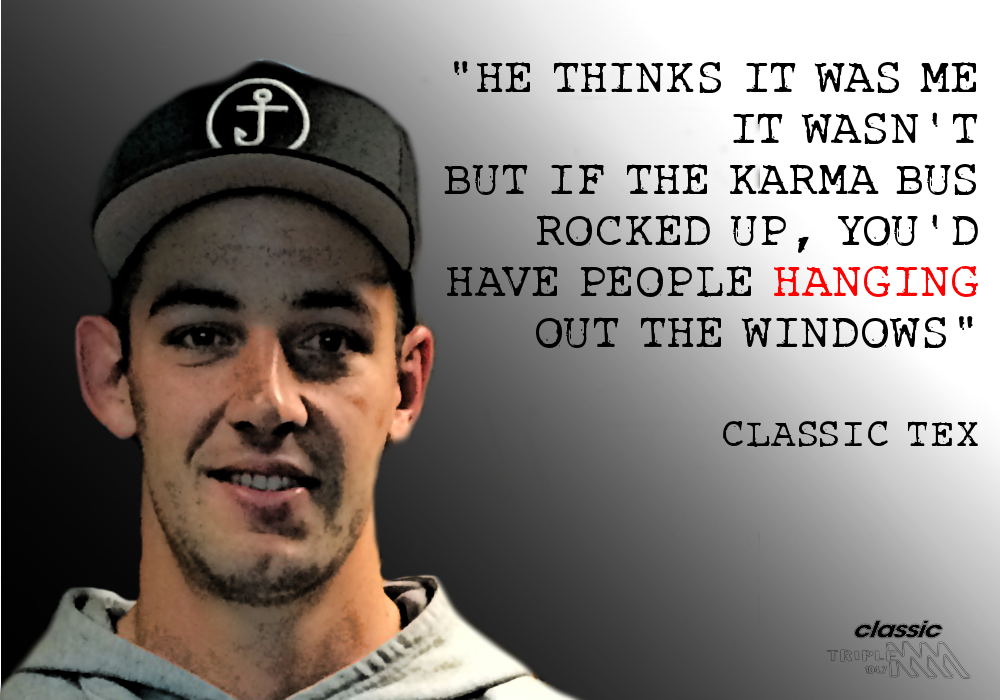 TripleMAdelaide's tweet photo. @texwalker13 on pranking Matty Jaensch #classictex http://t.co/pAxM5h8O8e