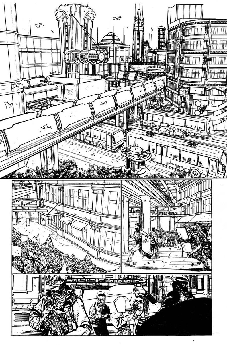 fractalcomic's tweet photo. Storyboard from a page of issue #1 of Fractal. http://t.co/xUSzZpsDHC @promotecomics #comics #BOSCComics #indiepower http://t.co/nCPtQ9NjL0