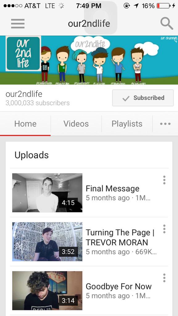 signs4seavey's tweet photo. CRYING OMG๐ญ๐๐๐ป @ConnorFranta @RickyPDillon @sampottorff @jccaylen @TrevorMoran @KianLawle #CONGRATSON3MILO2L http://t.co/L21X1FJlJU