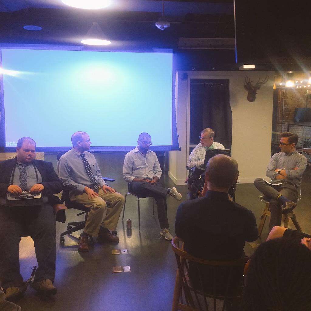 DCLegalHackers's tweet image. #a11yhack panel time